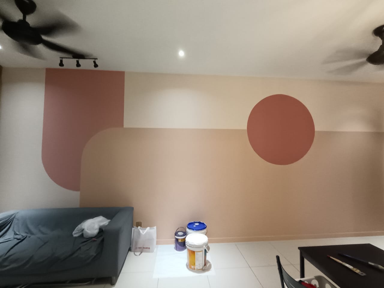 Boho Wall Painting Style